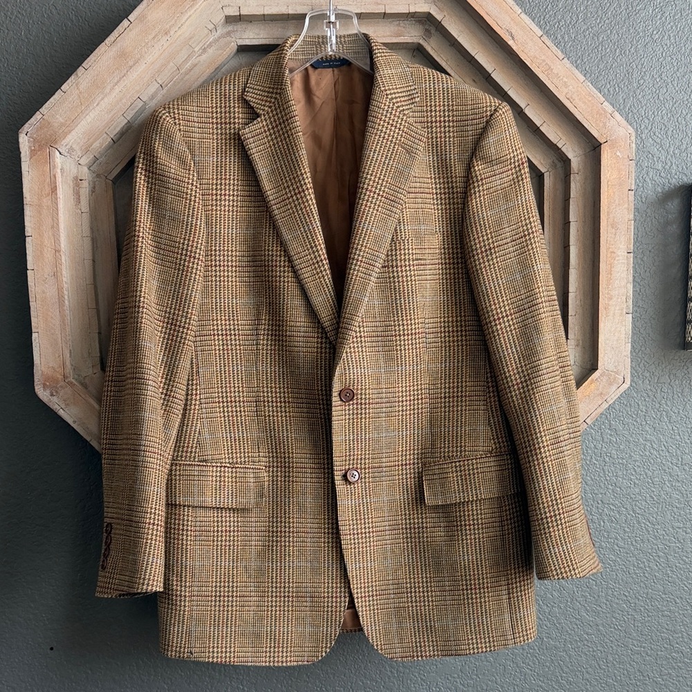 Vintage wool and cashmere blazer - Picture 2 of 10